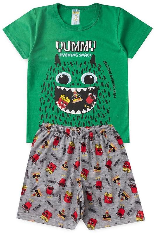 Imagem principal Pijama Masculino Verão Yummy Verde Atelie Da Crianca Atelie Da Crianca