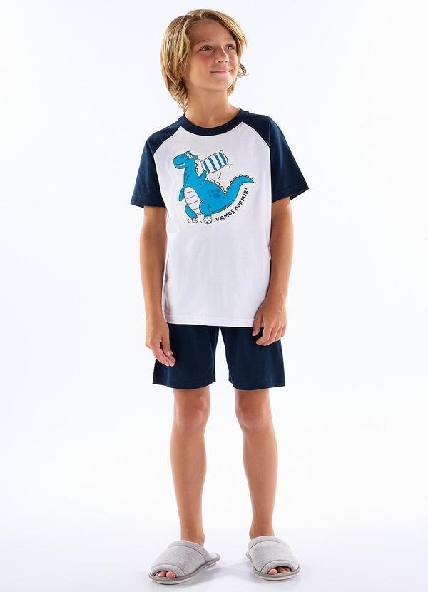 Imagem principal Pijama Meia Malha Branco Pulla Bulla Pulla Bulla