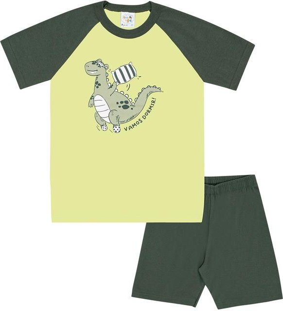 Imagem principal Pijama Meia Malha Verde Pulla Bulla Pulla Bulla