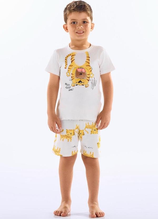 Imagem principal Pijama Suedine Infantil Masculino Bege Up Baby Up Baby