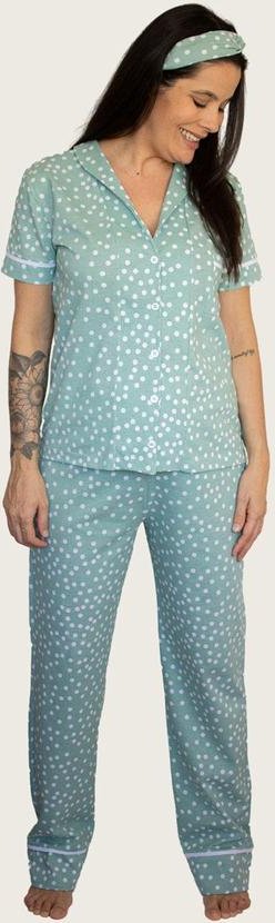 Pijama Americano Calça Algodão Verde