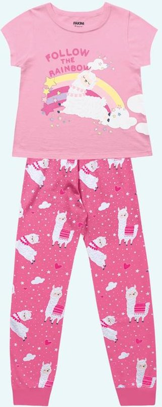 Conjunto Pijama Blusa e Calca Rosa