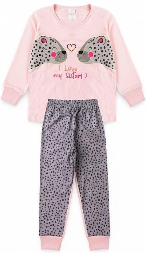 Pijama Feminino Inverno Onça Rosa