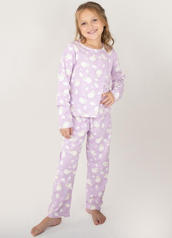 Imagem principal Pijama Infantil Básico Bia Lilas Piante Pijamas Piante Pijamas