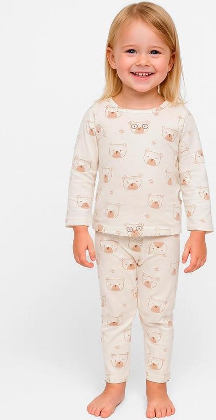 Imagem principal Pijama Infantil Estampado Bege Select Select
