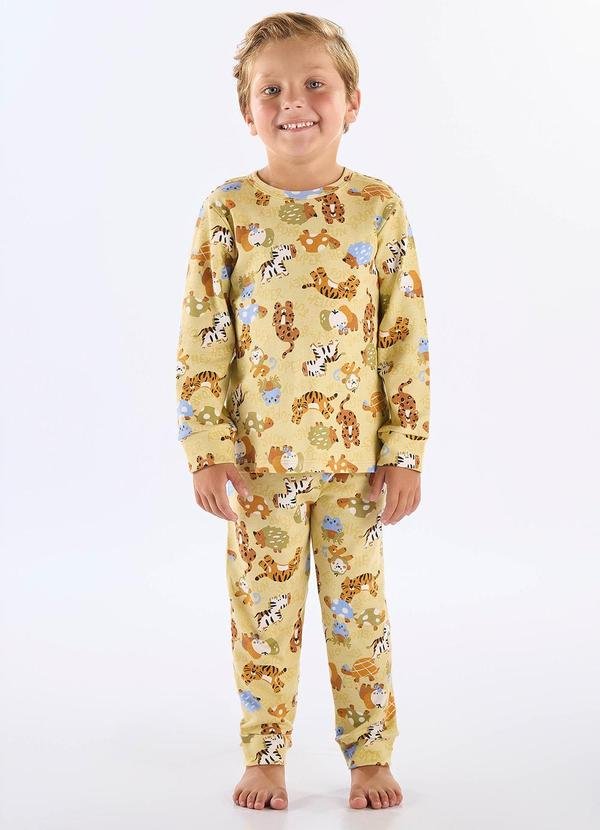 Imagem principal Pijama Infantil Unissex em Suedine Up Baby Verde Up Baby