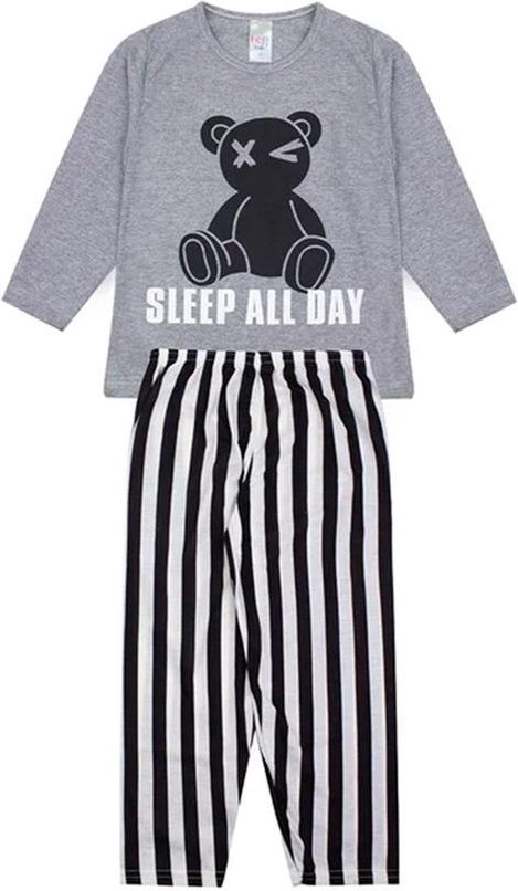 Imagem principal Pijama Infantil Masculino Inverno Robô Cinza Atelie Da Crianca Atelie Da Crianca