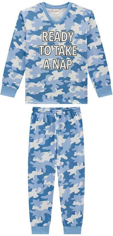 Imagem principal Pijama Infantil Menino Estampa Azul Milon Milon