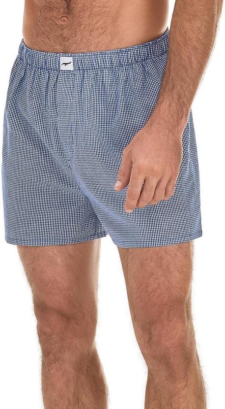 Imagem principal Cueca Samba Canção Quadriculada Azul Safira Zee Rucci Zee Rucci