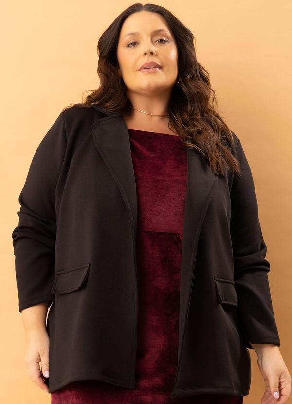 Blazer Preto em Neoprene