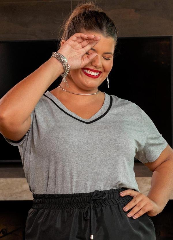 Imagem principal Blusa Mescla Clara em Malha de Viscose Marguerite Marguerite