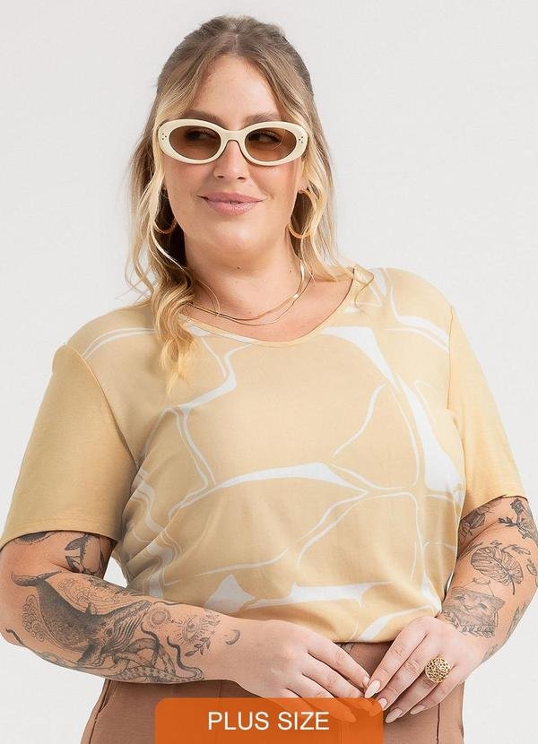 Imagem principal Blusa Plus Size em Misturinha Bege Habana Habana
