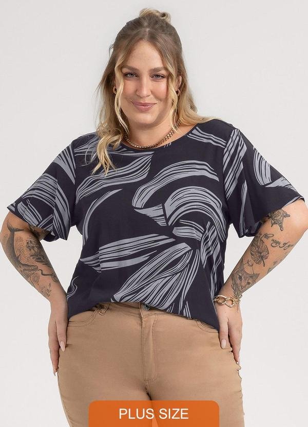 Imagem principal Blusa Plus Size em Misturinha Preto Habana Habana