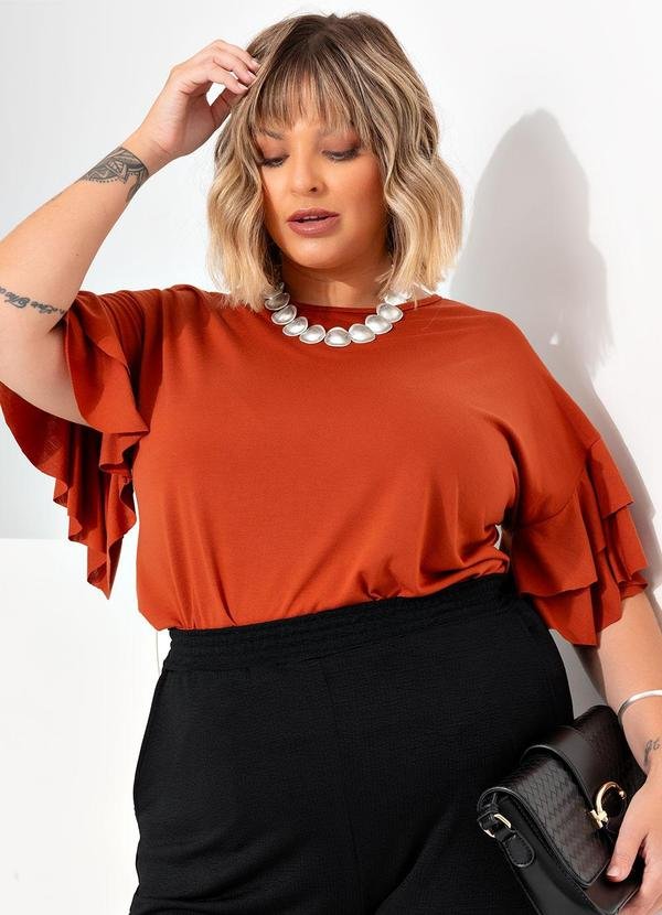 Imagem principal Blusa Terracota em Poliviscose Marguerite Marguerite