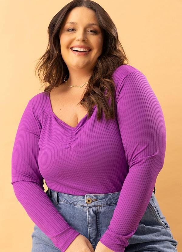 Imagem principal Blusa Violeta em Canelado Marguerite Marguerite
