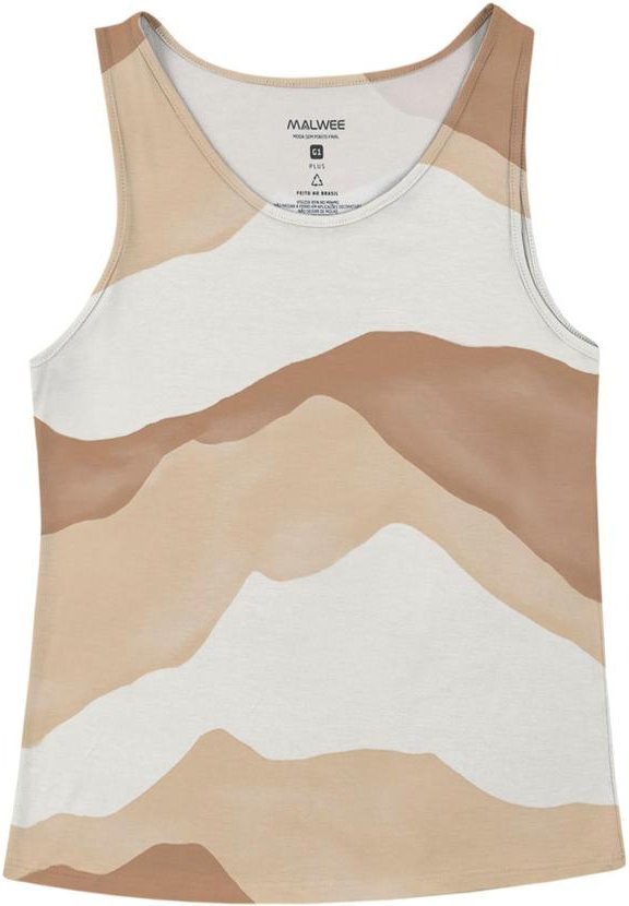 Imagem principal Blusa Reta Marmorizada em Viscose PlusAreia Malwee Malwee