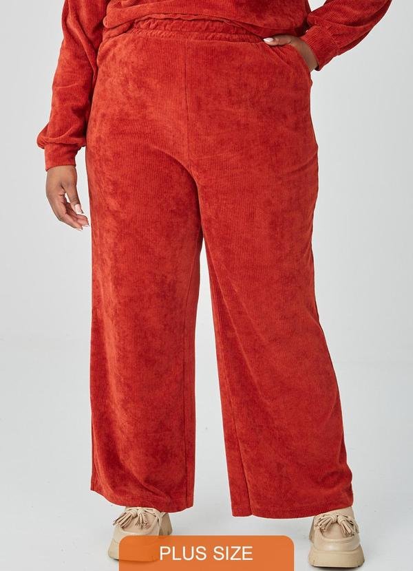 Imagem principal Calça Feminina Clochard em Plush Plus Terracota Malwee Malwee