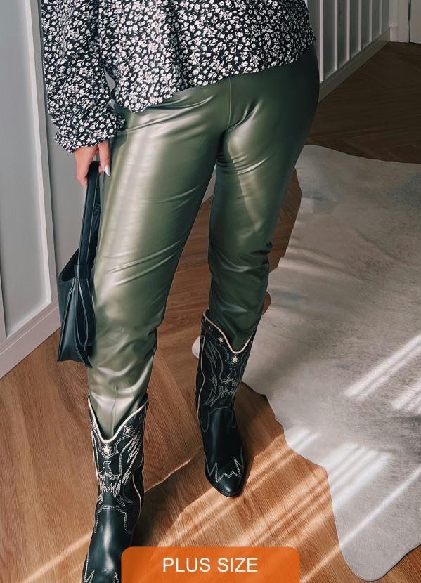 Imagem principal Legging em Tecido Sintético Verde