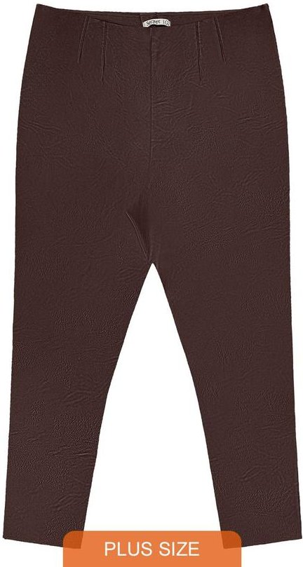 Imagem principal Legging Feminina Plus Size em Courino Marrom Secret Glam Secret Glam