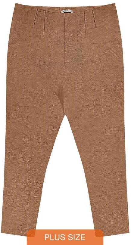 Imagem principal Legging Feminina Plus Size em Courino Marrom