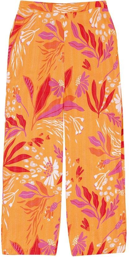 Imagem principal Calça Wide Leg Tropical em Viscose PlusLaranja Malwee Malwee