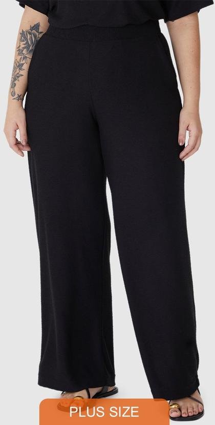 Imagem principal Calça Reta Texturizada PlusPreto Malwee Malwee