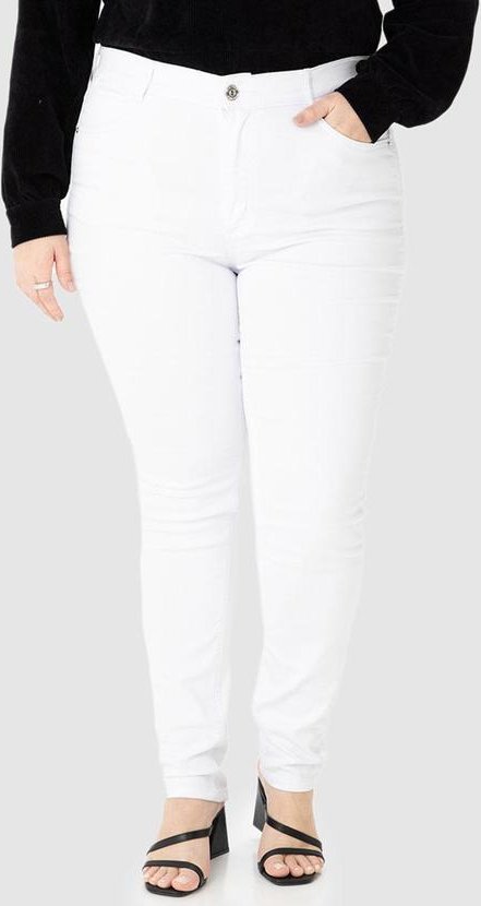 Imagem principal Calça Branca Skinny em Sarja Flex Plus Malwee Malwee