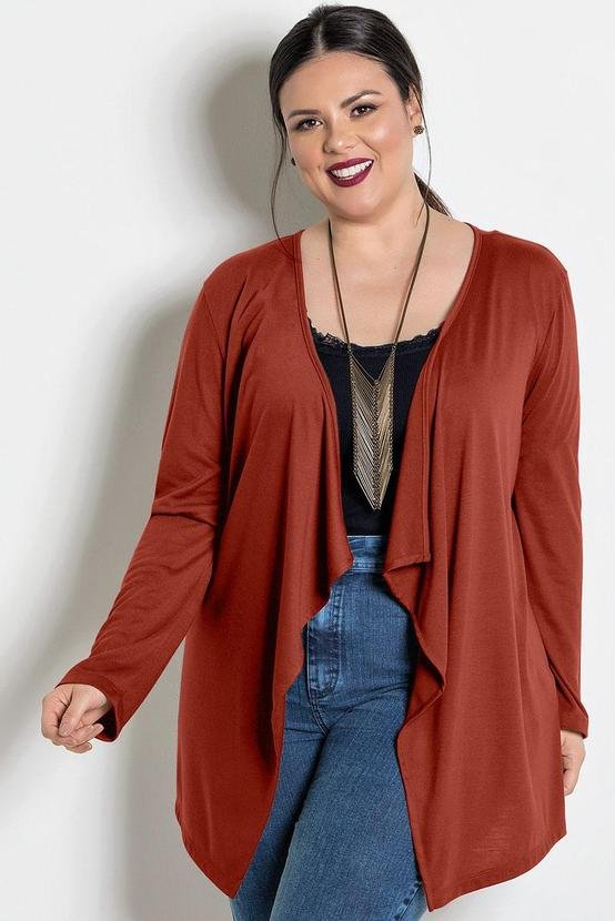 Imagem principal Cardigan Caramelo em Poliviscose Marguerite Marguerite