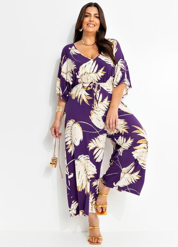 Imagem principal Macacão Folhagem em Malha de Viscose Marguerite Marguerite