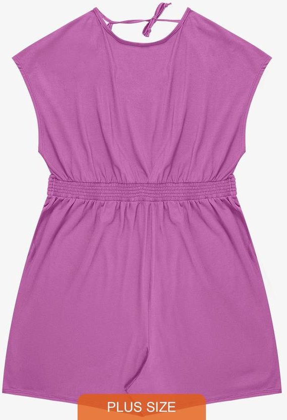 Imagem principal Macaquinho Feminino Malha Visco Roxo INFINITA COR INFINITA COR