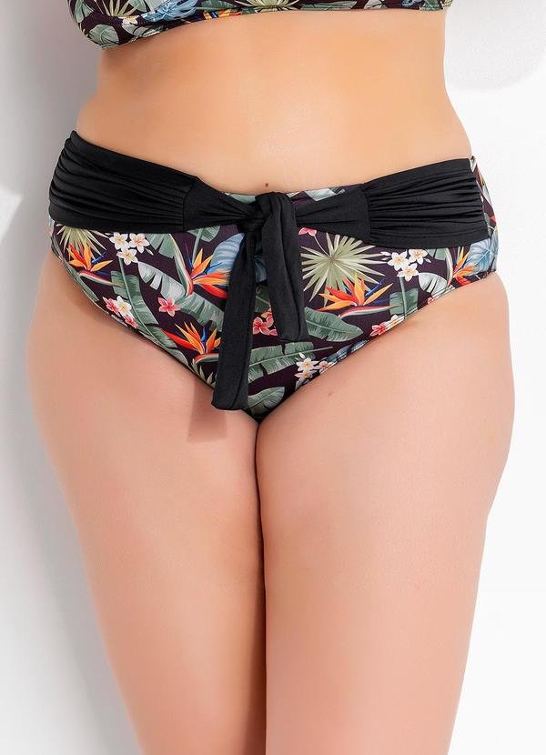 Imagem principal Calcinha Biquíni Folhagem Tropical em Malha Fria Marguerite Marguerite