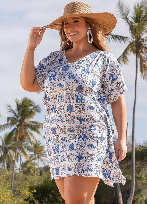 Imagem principal Saída de Praia Azul Claro Kaftan Marguerite Marguerite