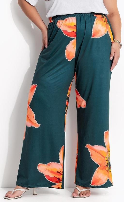 Imagem principal Calça Lírio Laranja em Malha Fria Marguerite Marguerite