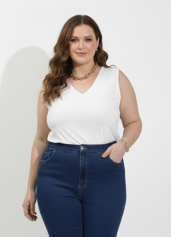 Imagem principal Blusa Branco em Malha Anarruga Marguerite Marguerite