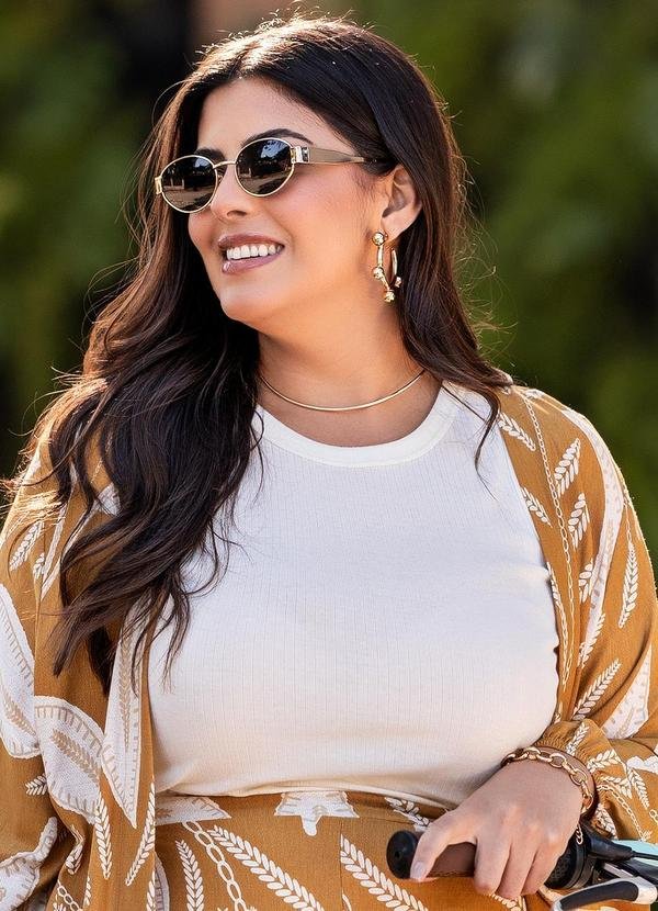 Imagem principal Blusa Off White em Canelado Marguerite Marguerite