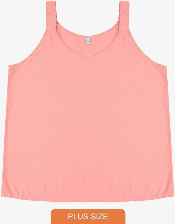 Imagem principal Regata Feminina Plus Size Rosa INFINITA COR INFINITA COR