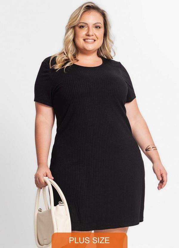 Vestido Feminino Plus Size Preto
