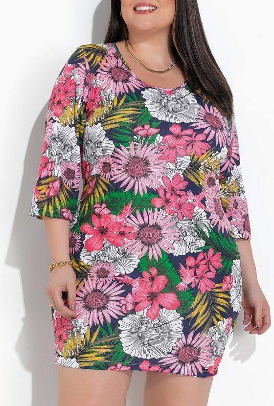 Imagem principal Vestido Floral Energizado Pink Marguerite Marguerite