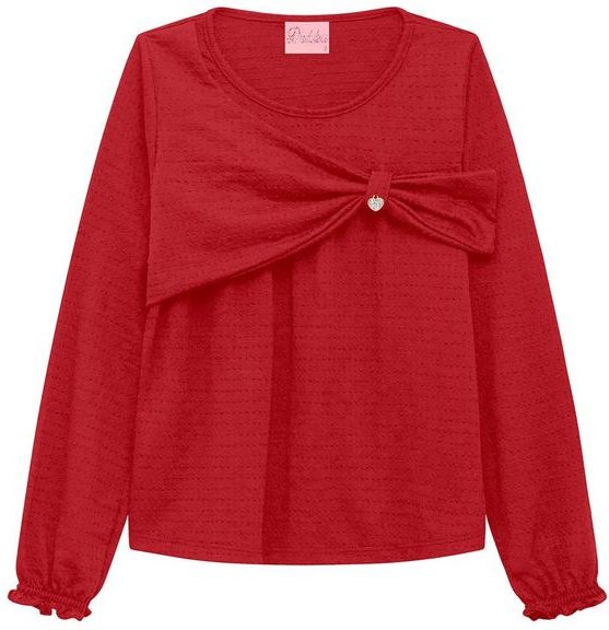 Bata Infantil Ana Bola com Pingente Vermelho