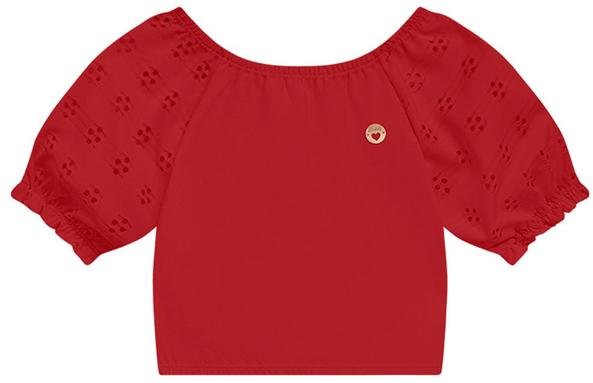 Imagem principal Blusa Infantil Menina Vermelho Milon Milon