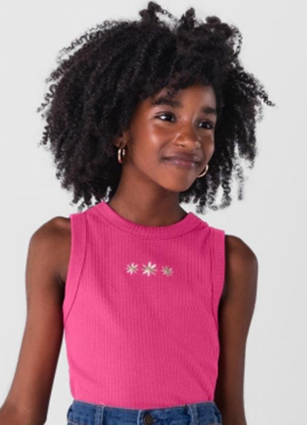 Imagem principal Blusa Cropped em Ribana Menina Rosa Young Class Young Class