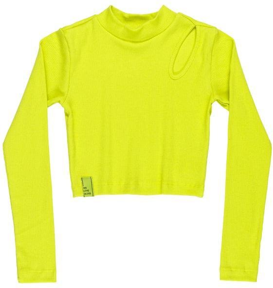 Imagem principal Blusa Cropped Juvenil Menina Verde Gloss Gloss