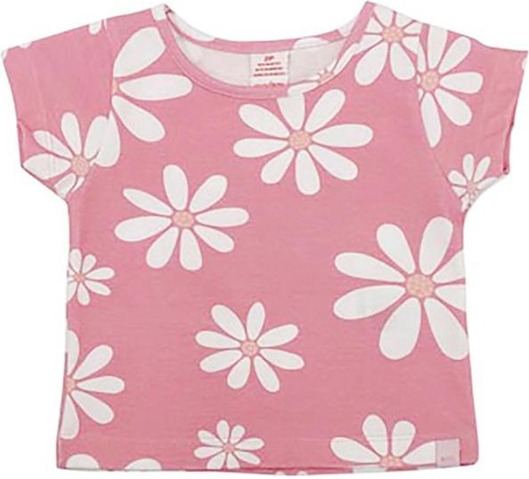 Blusa Cropped Manga Curta com Aroma Rosa
