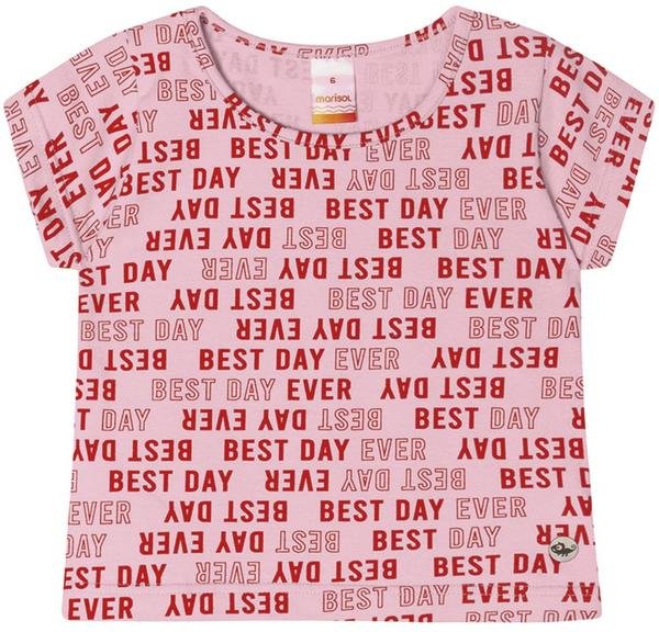 Blusa Cropped Repelente a Água Rosa