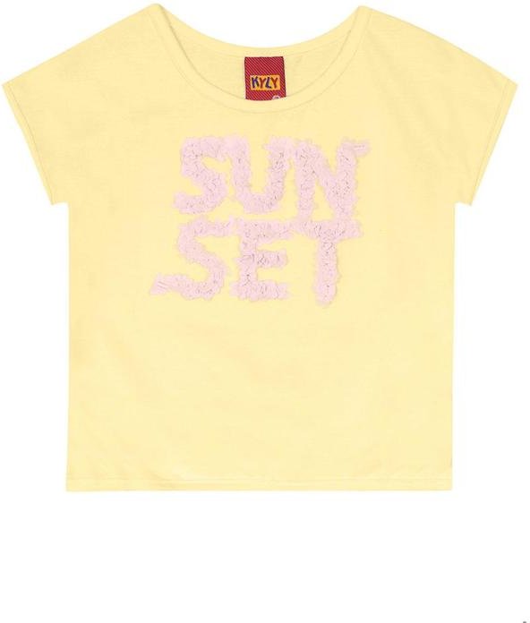 Imagem principal Cropped Infantil Menina Bordado Amarelo Kyly Kyly