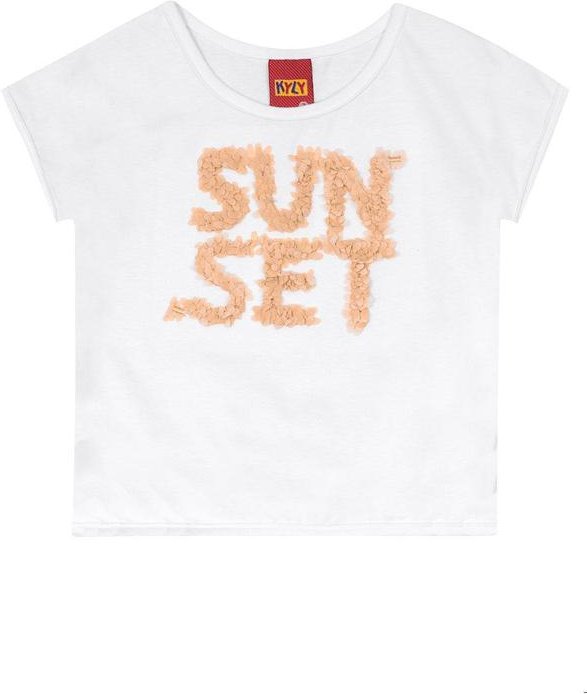 Imagem principal Cropped Infantil Menina Bordado Branco Kyly Kyly