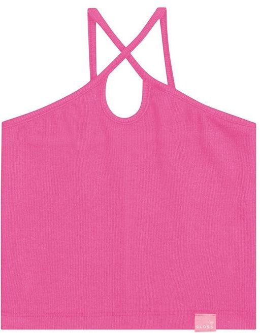 Imagem principal Top Básico com Alças em Ribana Juvenil Rosa Gloss Gloss