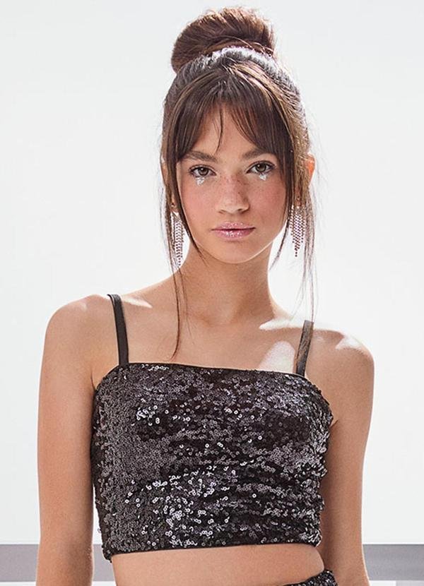 Imagem principal Top de Paetê Preto I Am I Am