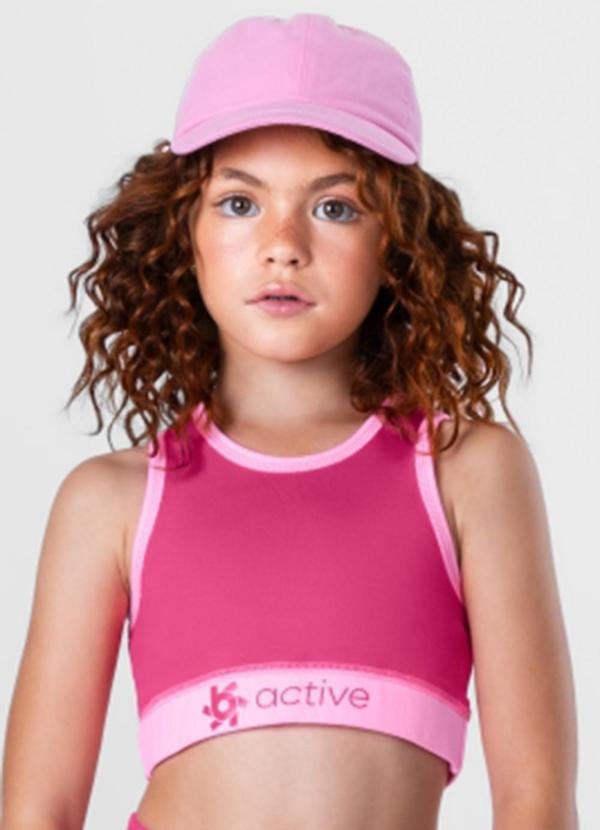 Imagem principal Top Infantil Menina Active Rosa Brandili Brandili