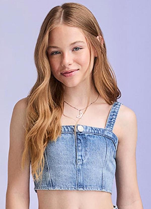 Imagem principal Top Jeans Claro Azul I Am I Am